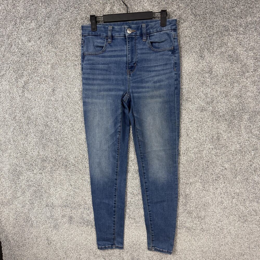 American Eagle‎ Curvy Hi Rise Jegging Jeans 6 28x27.5 Blue Next Level Stretch